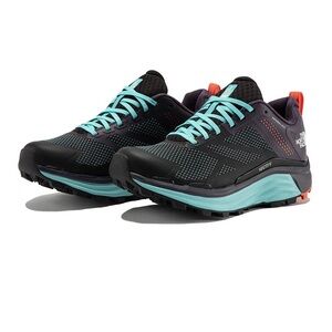 The North Face Women's Black and Teal Athletic Shoes